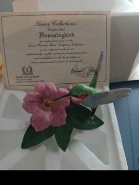 4 Lenox Hand Painted Song Birds Figurines